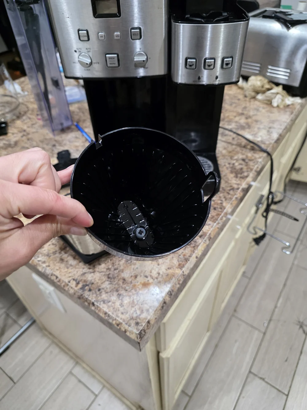 Cuisinart Black and Stainless Steel Coffee Maker